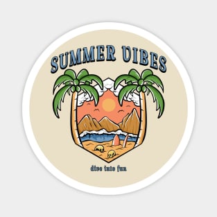 summer vibes Magnet